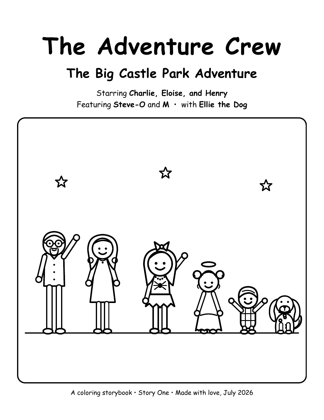 Coloring book page